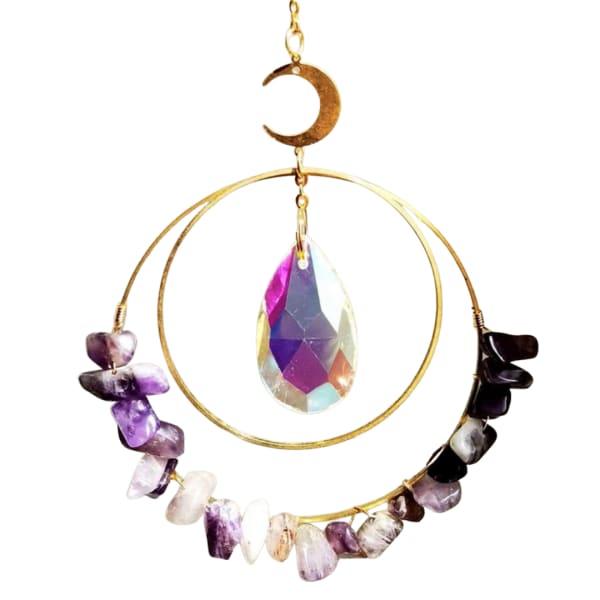 Our new Magenta Crystal Sun Catcher truly proves that it's the little  things that mean the most! Hang i…