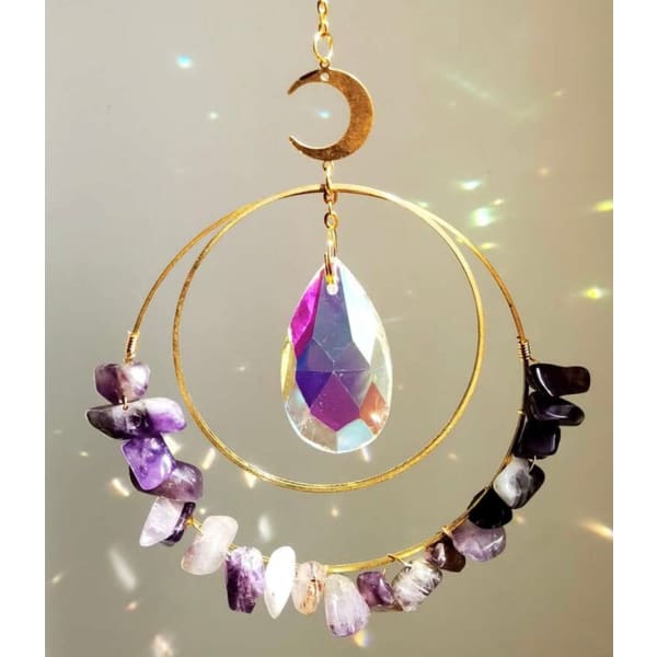 Our new Magenta Crystal Sun Catcher truly proves that it's the little  things that mean the most! Hang i…