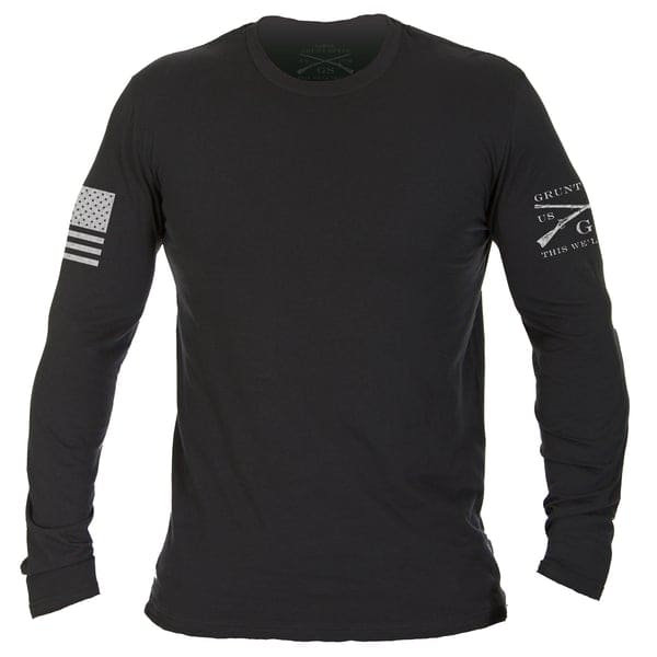 Clearance - HPT Logo Long Sleeve Shirt L / Black