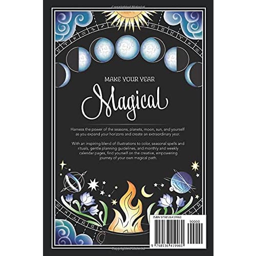 Full Color Planner for a Magical 2024 - Coloring Book of Shadows