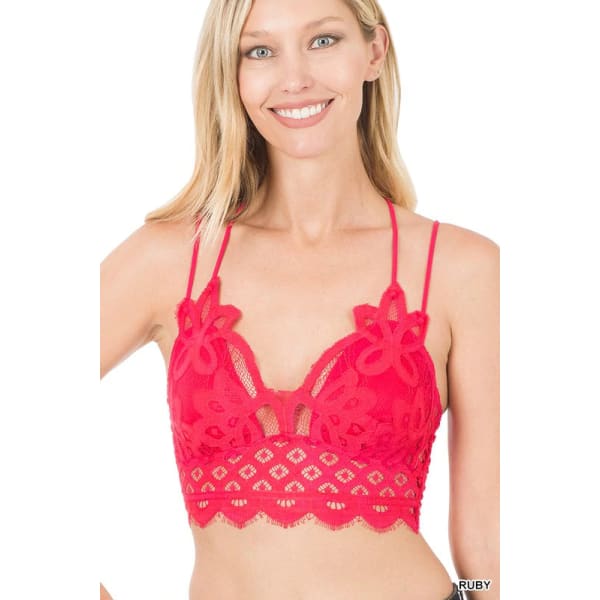 Diamond Crochet Lace Bralette The Pretty Hot Mess