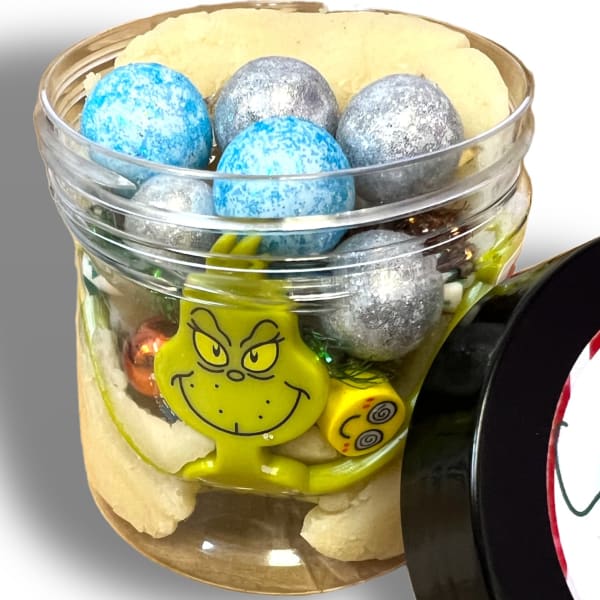 Grinch Sensory Play Dough Kit The Pretty Hot Mess