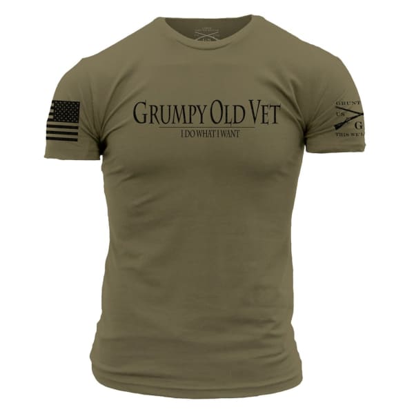 Grumpy Old Vet Mens T By Grunt Style The Pretty Hot Mess