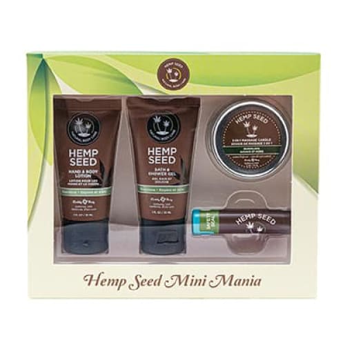 Earthly Body Hemp Seed Mini Mania Travel Set Guavalava