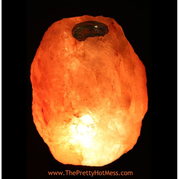 salt lamp hot