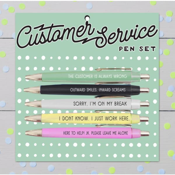 Customer Service Pen Set - Fun Club