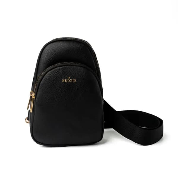 Kedzie Color Pop Modernist Vegan Leather Crossbody Shoulder Compact Camera Shape Bag for Women with Adjustable Strap