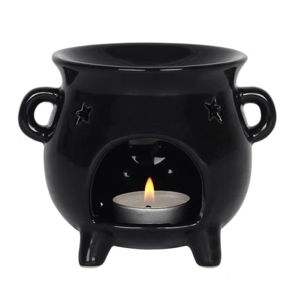 Cast Iron Pot and Stand Tea Light Tart Warmer
