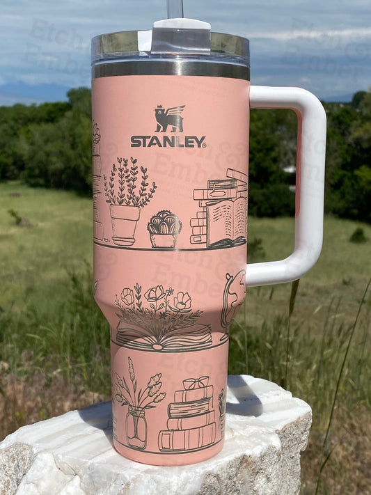 House Plant Custom Stanley Adventure Quencher 40 oz tumbler – Etch