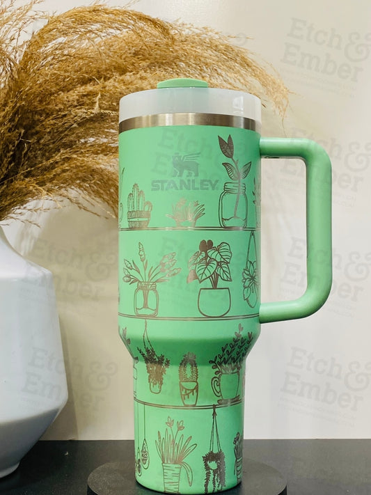 Sunflowers Custom Stanley Adventure Quencher 40 oz tumbler – Etch and Ember