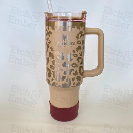 Peekaboo Panda Custom Stanley Adventure Quencher 40 oz tumbler