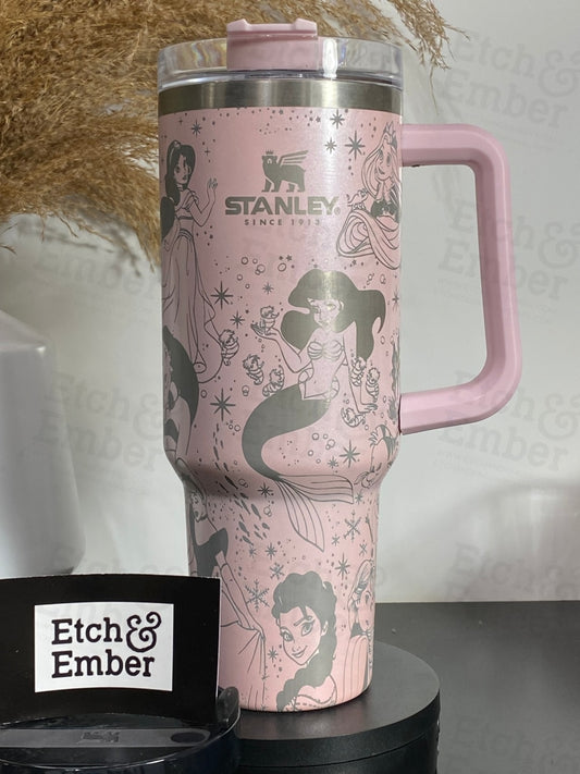 Hearts 40oz Stanley Tumbler – Etch and Ember