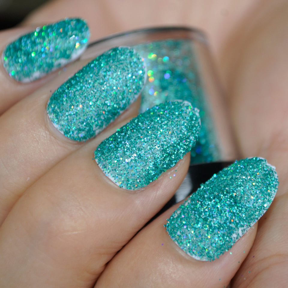 1 128 Sparkle Small Glitter Dust Laser Holographic Green Nails Tips D Bargain Industries