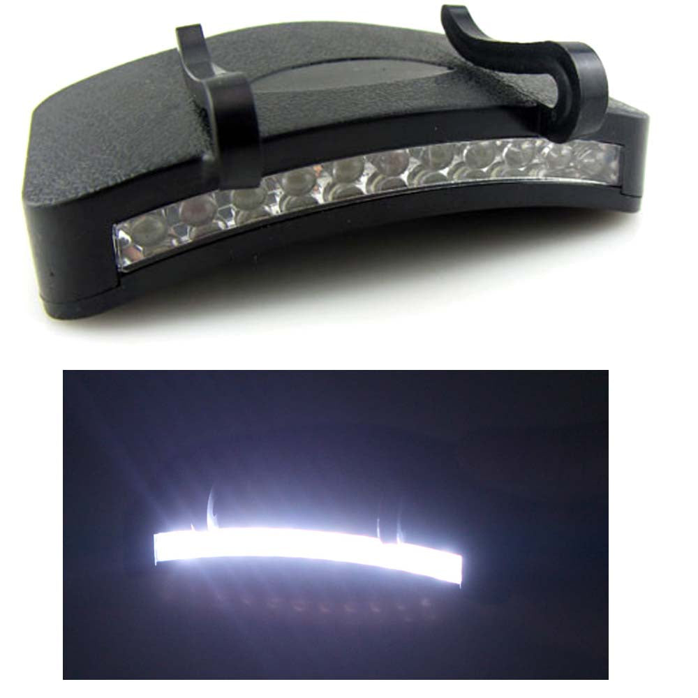 led clip on cap light