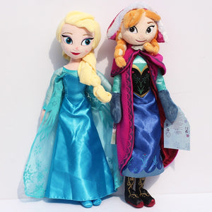 anna and elsa plush dolls