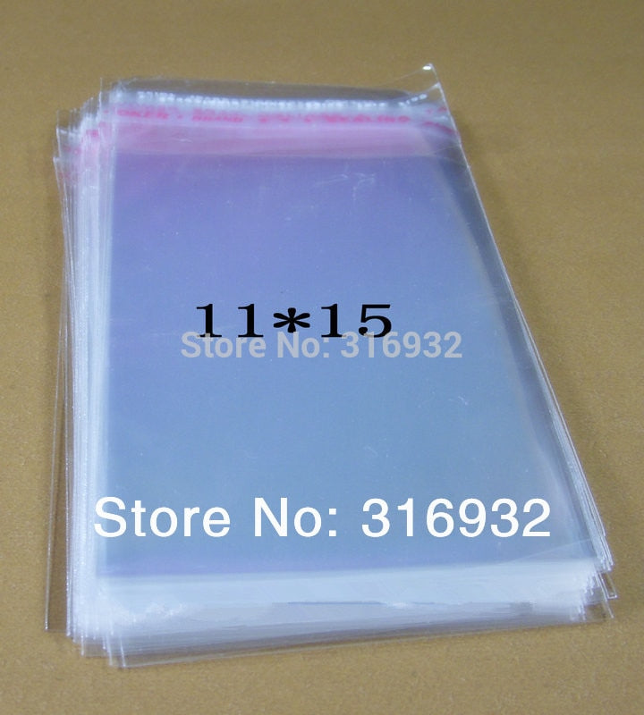 clear resealable poly bags