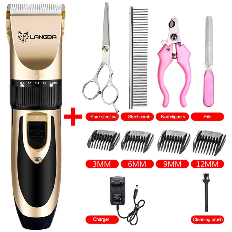 professional dog grooming set