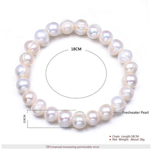freshwater pearl bracelet elastic