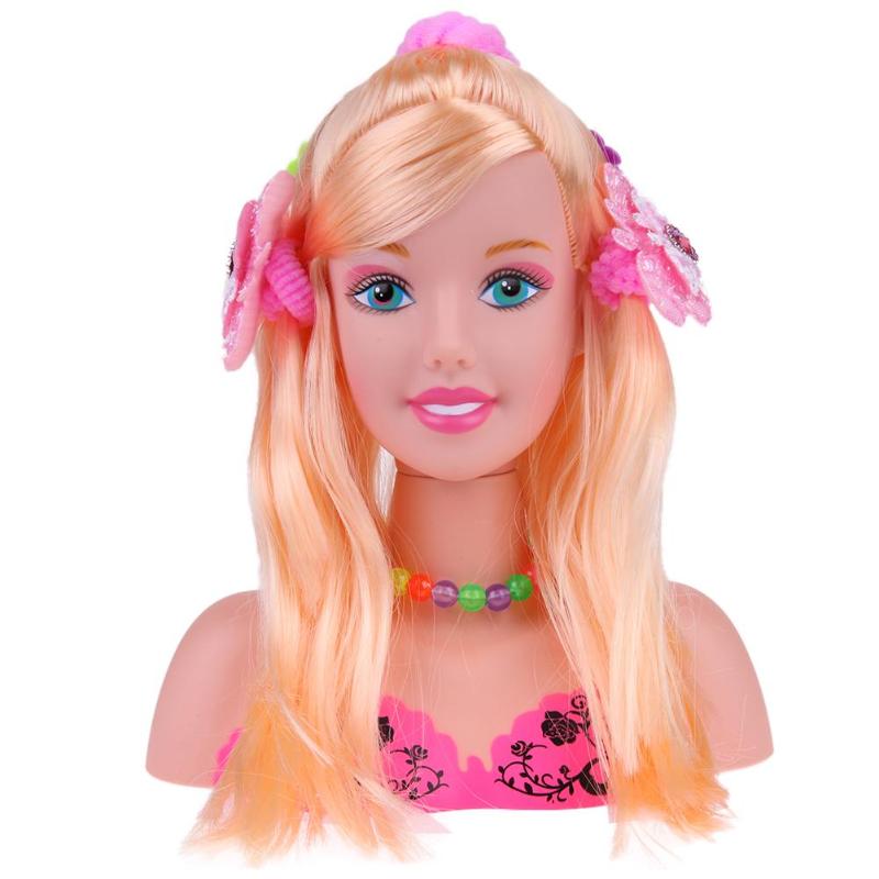 Half Body Makeup Hairstyle Doll Hairdressing Head Fashion Dolls