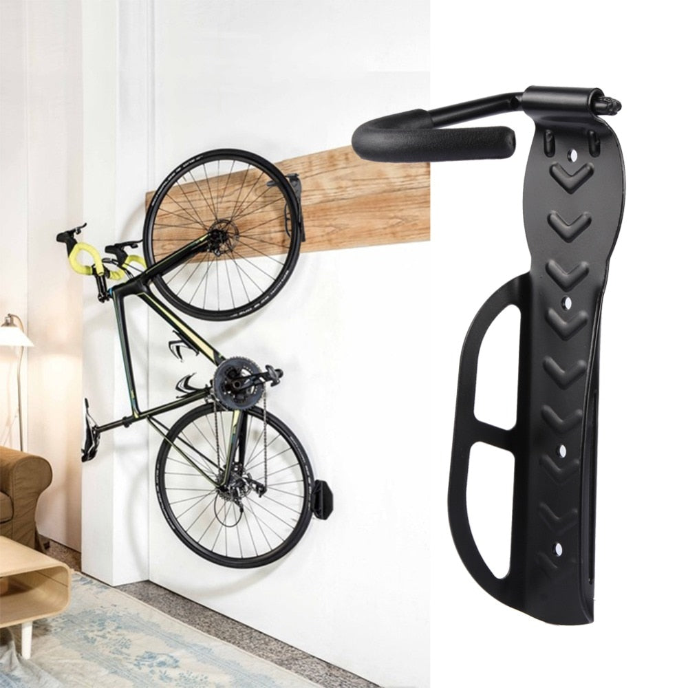 hanging a bike on a wall