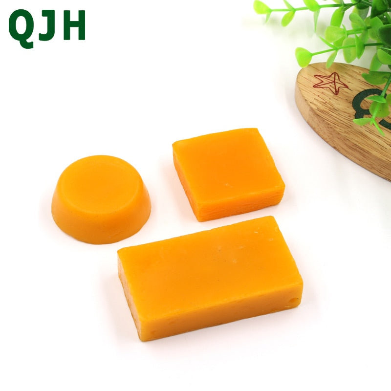 Qjh 3pcs Lot Pure Natural Beeswax Wood Furniture Floor Polishing