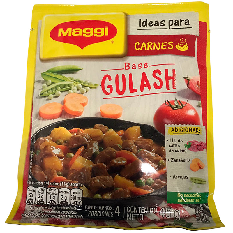 Bases para salsas sabor Gulash MAGGI (50 grs) – Mi Sabor a Colombia