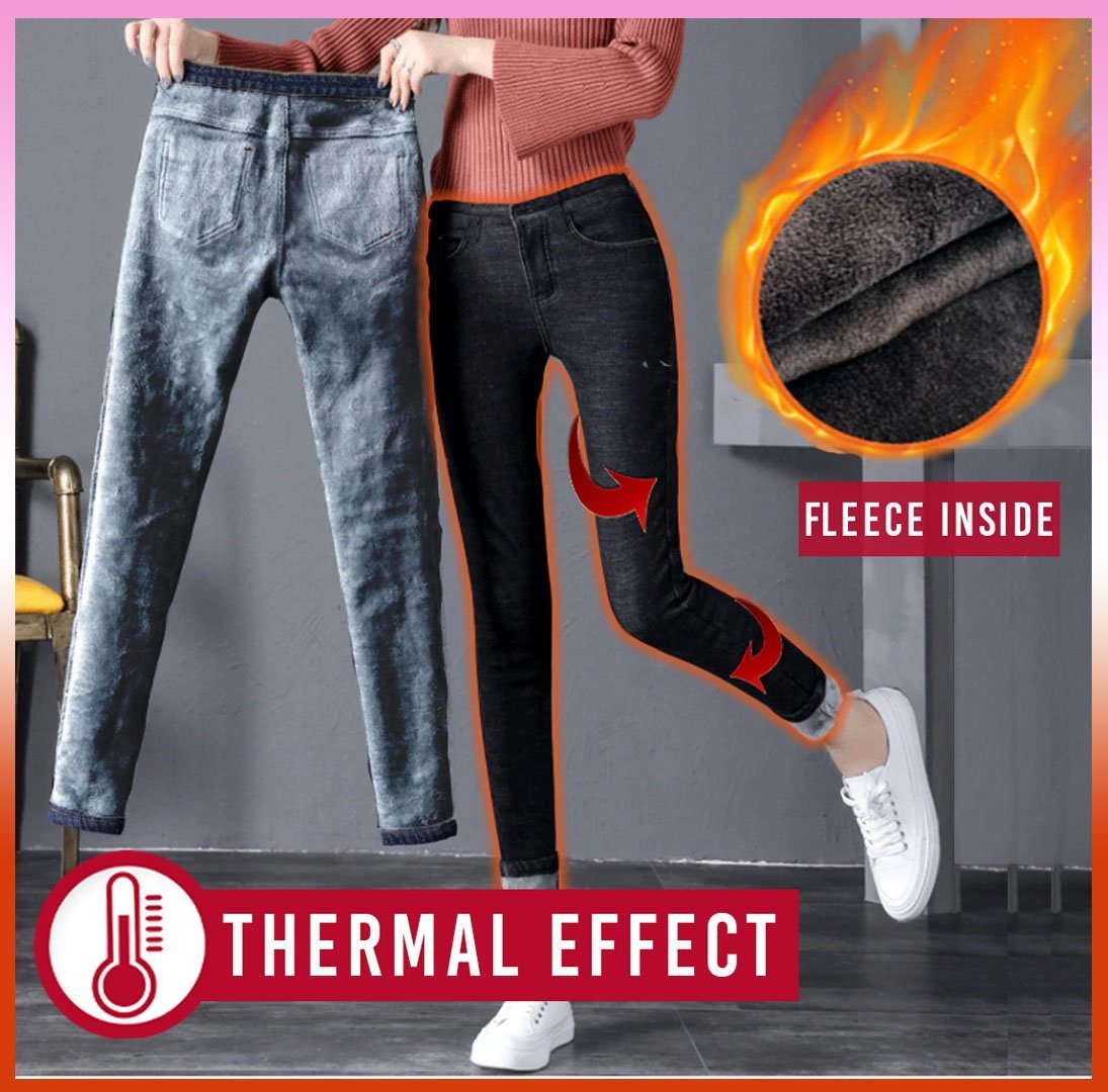 Ultra-Thick Fleece-Lined Jeggings