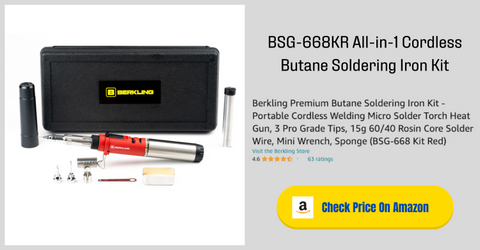 Berkling BSG-668KR Cordless Butane Soldering Iron Kit