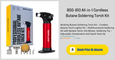 Berkling BSG-810 Cordless Butane Soldering Torch Kit