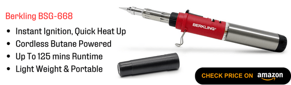 Berkling BSG-668R Cordless Butane Soldering Iron | Micro Torch | Heat Blower