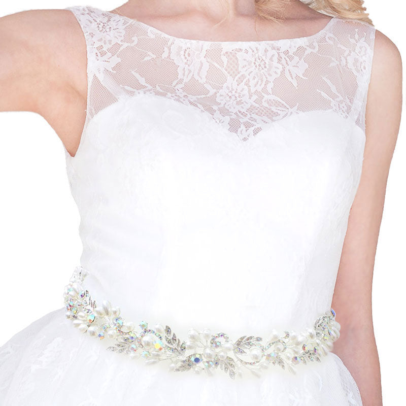 sequin bridal belt