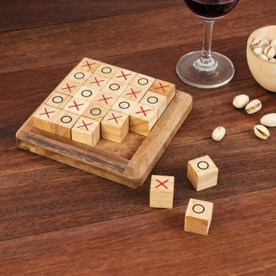 Hand Made Wood Pegs Board Game from Thailand 'Strategy Square' - Road  Scholar World Bazaar