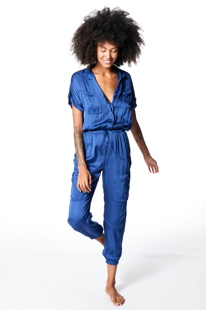 Truman Jumpsuit // Jewel Blue