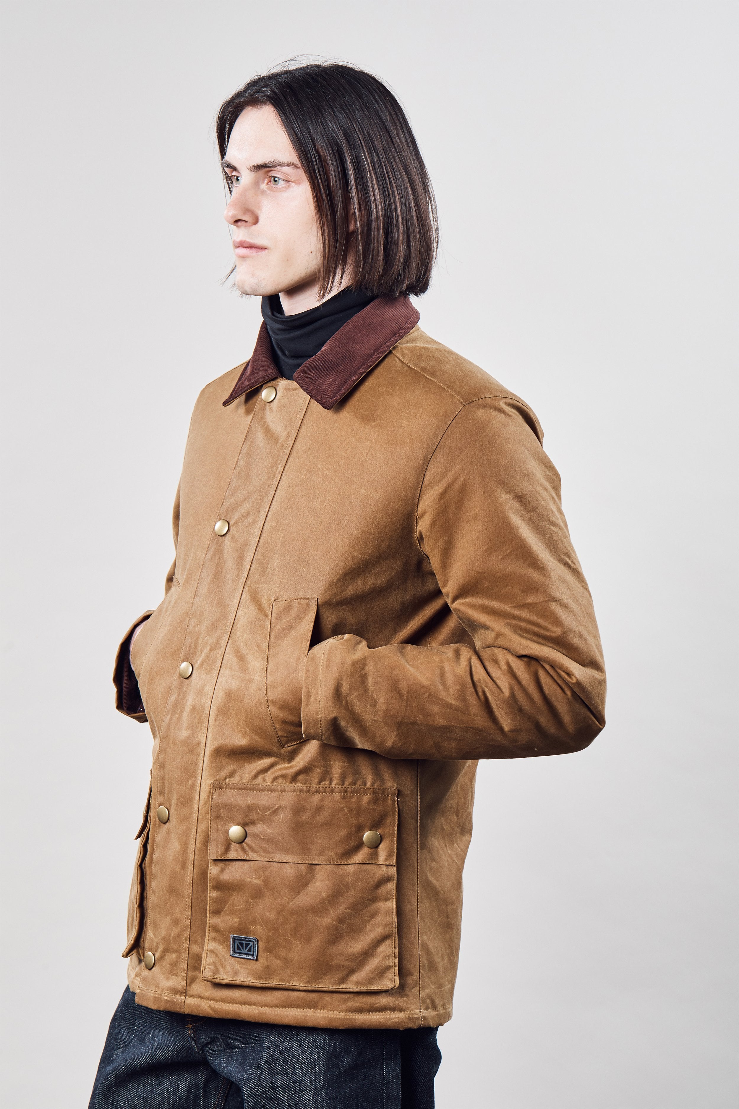 Curtis Wax Jacket, Sand - Brixtol 