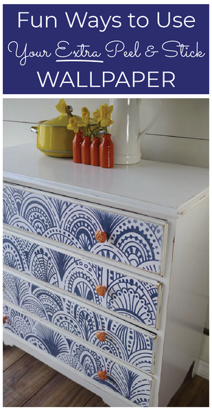 Fun Ways to Use Your Extra Peel and Stick Wallpaper