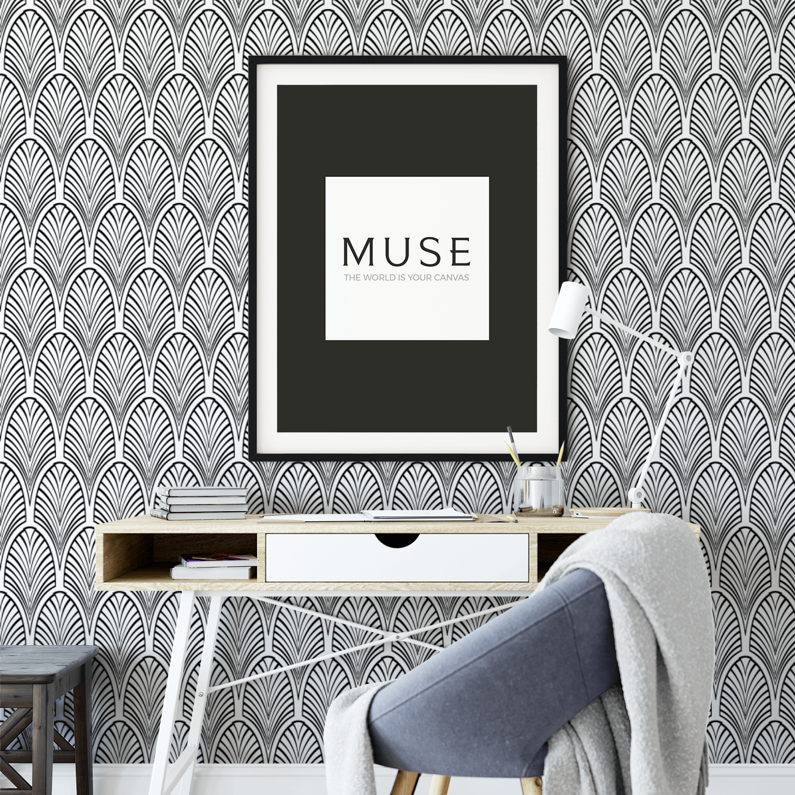 modern black and white wallpaper designs