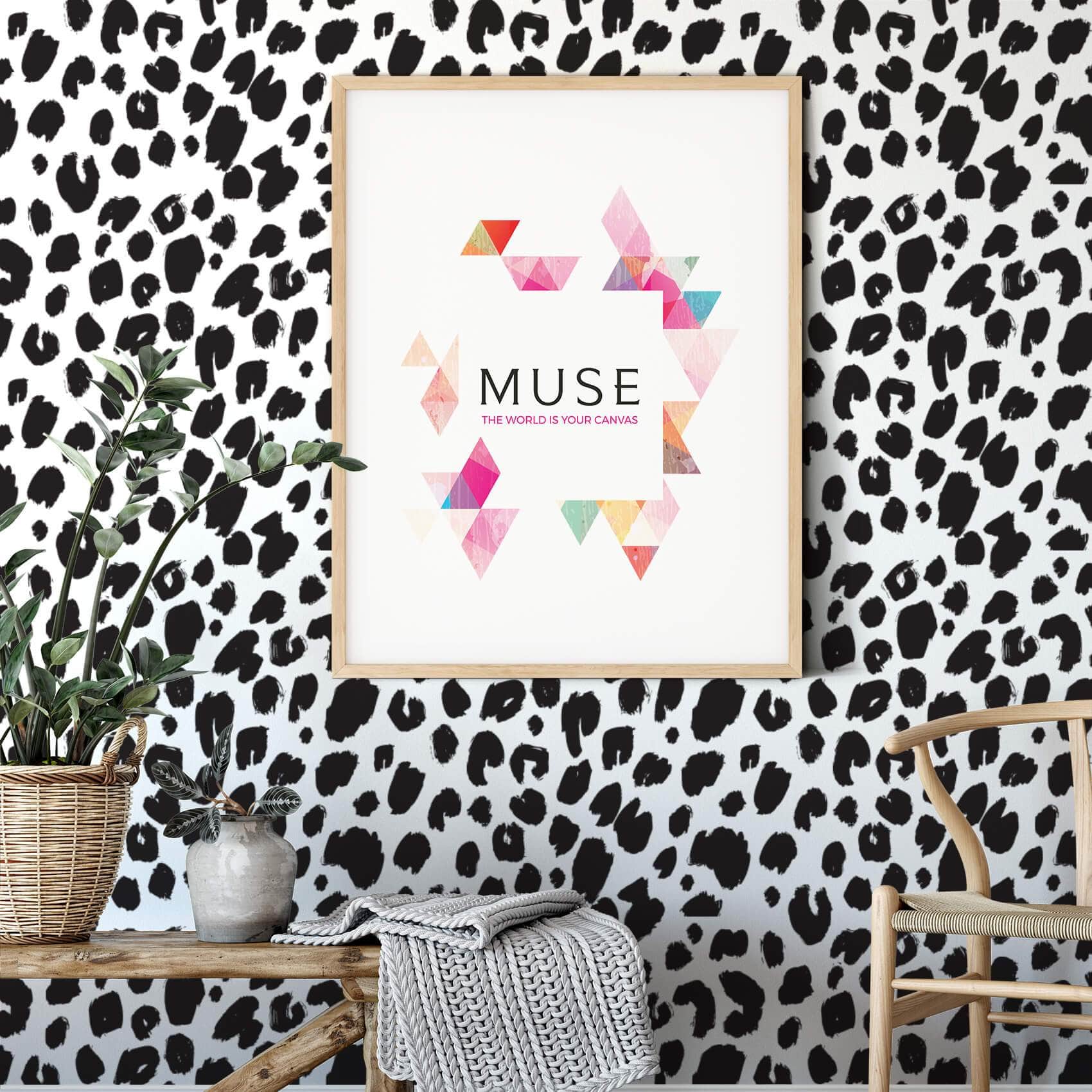 Giant Leopard Pink - Wallpaper | Rebel Walls