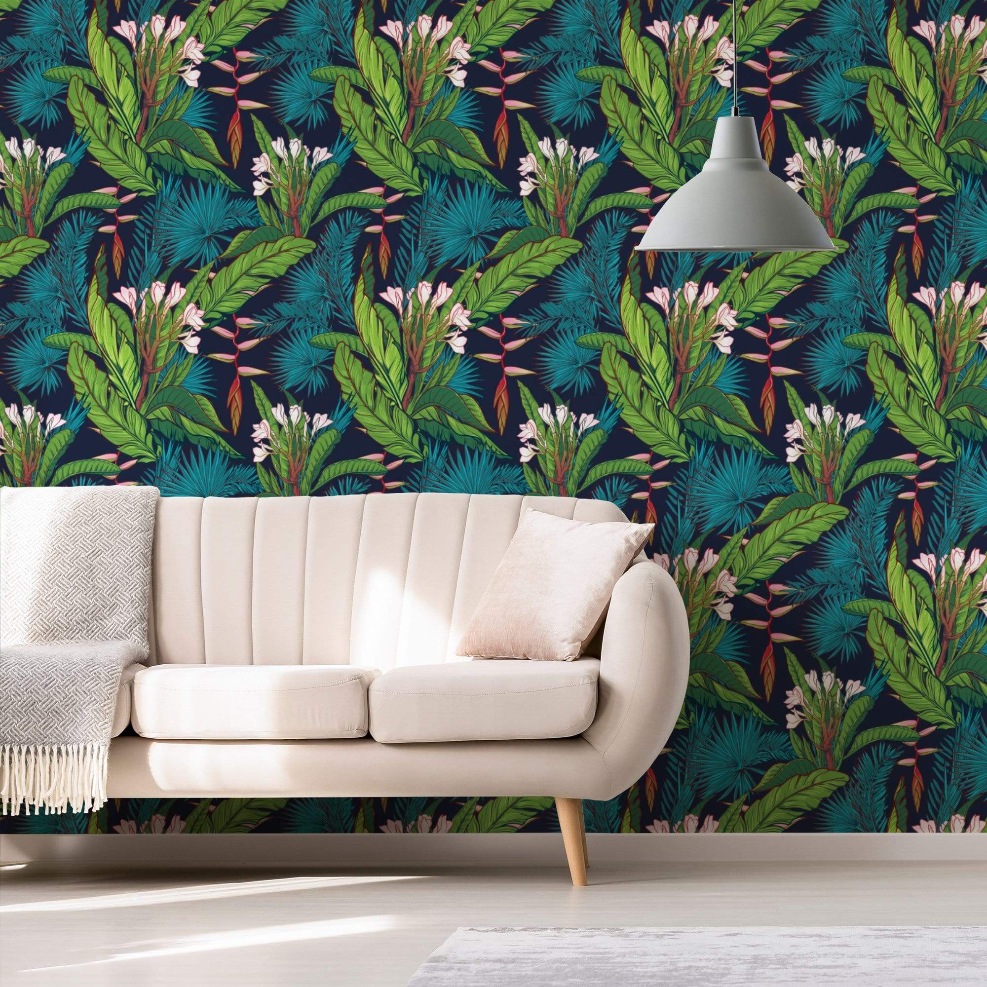 Leaf Wallpaper - Murals & Repeat Pattern Designs - Hovia