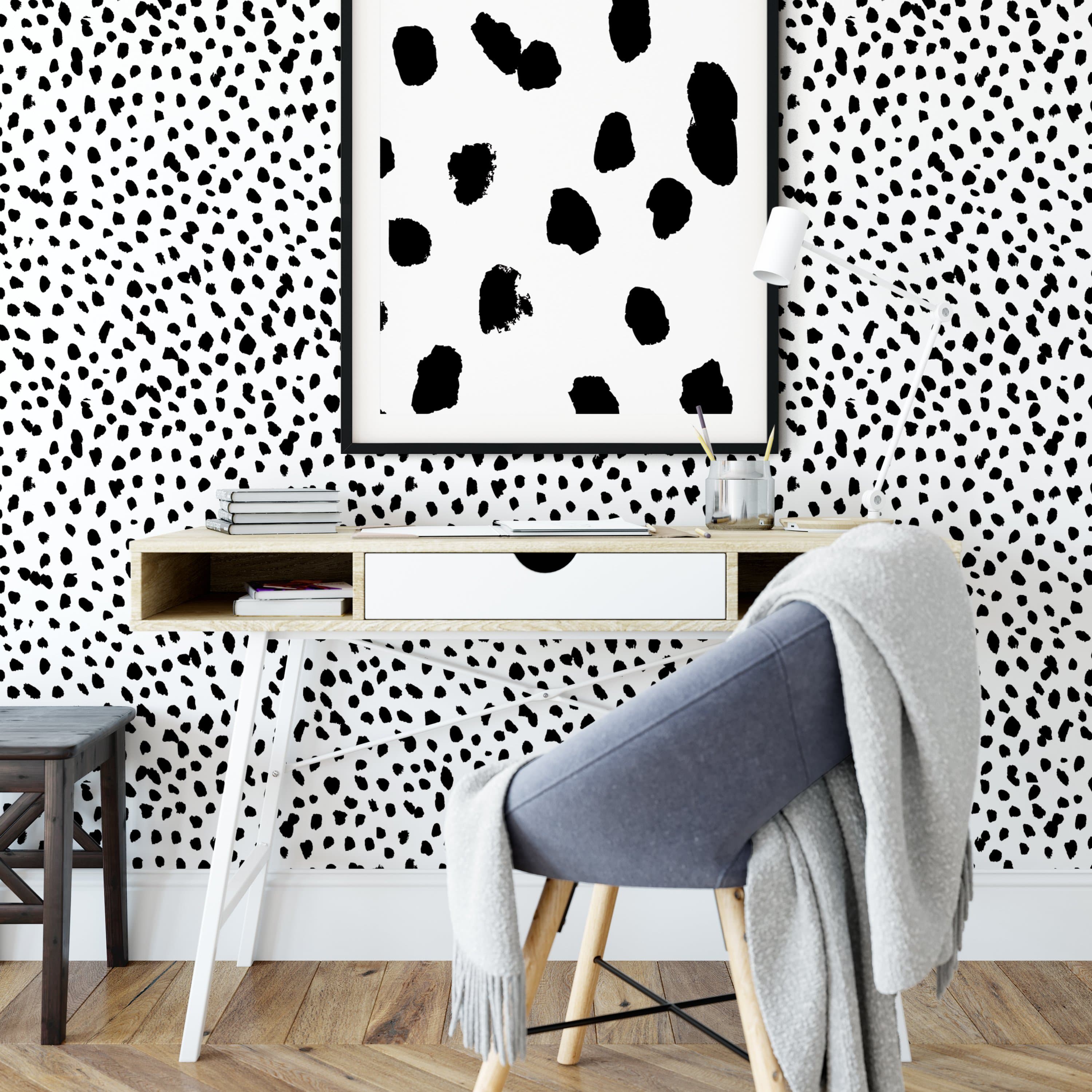 black and white cheetah print wallpaper