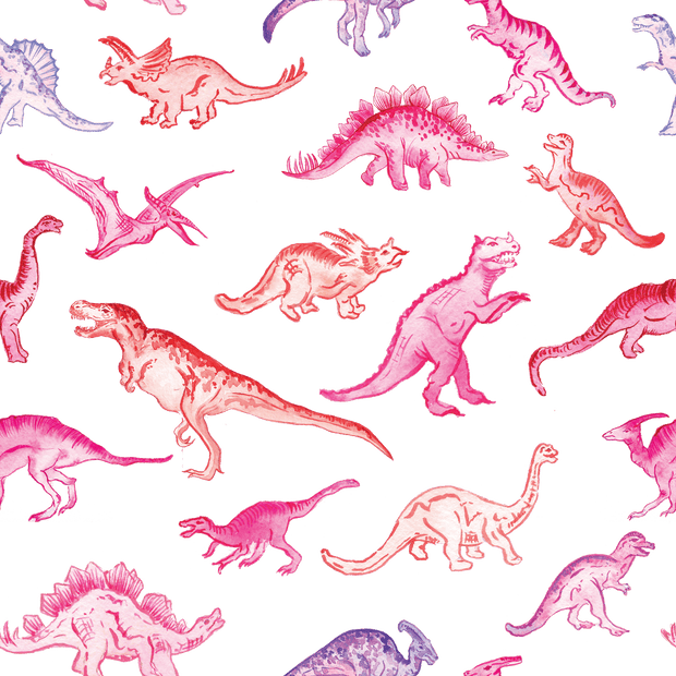 Hãy trang trí phòng của bạn với mẫu giấy dán tường khủng long màu hồng dễ thương và có thể dời đi được. Bạn có thể thỏa thích sáng tạo và thiết kế lại không gian mỗi lần bạn muốn.