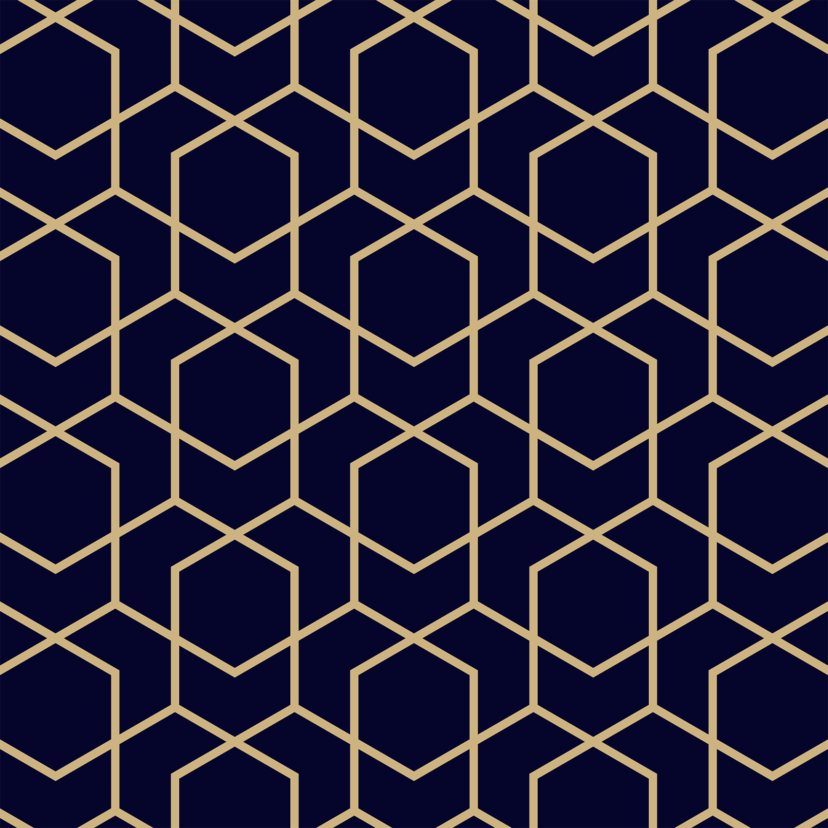 Seamless Blue Pattern With Golden Wallpaper Ornaments Stock Illustration   Download Image Now  iStock