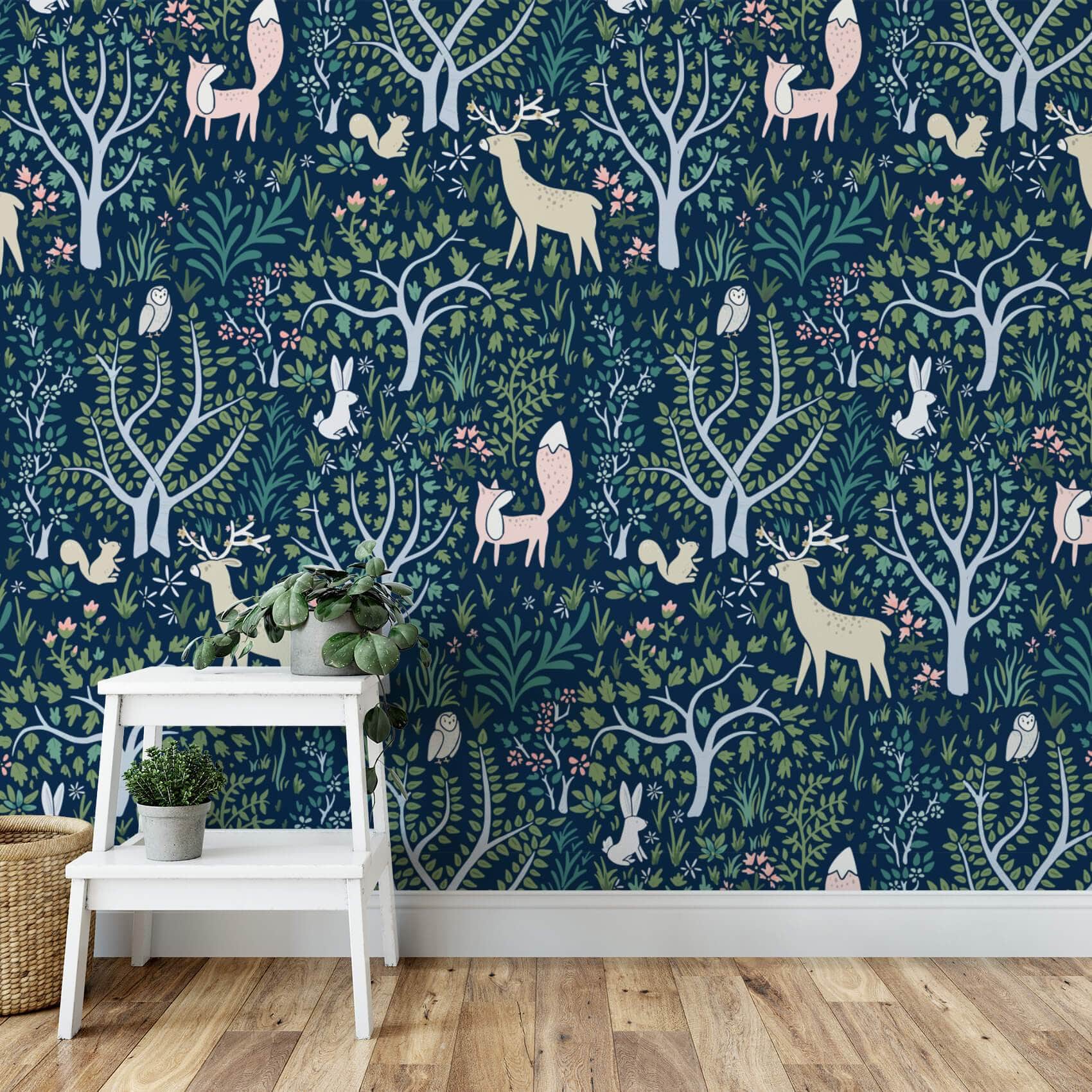 Tropical Foggy Forest Removable Wallpaper Mural  Giffywalls