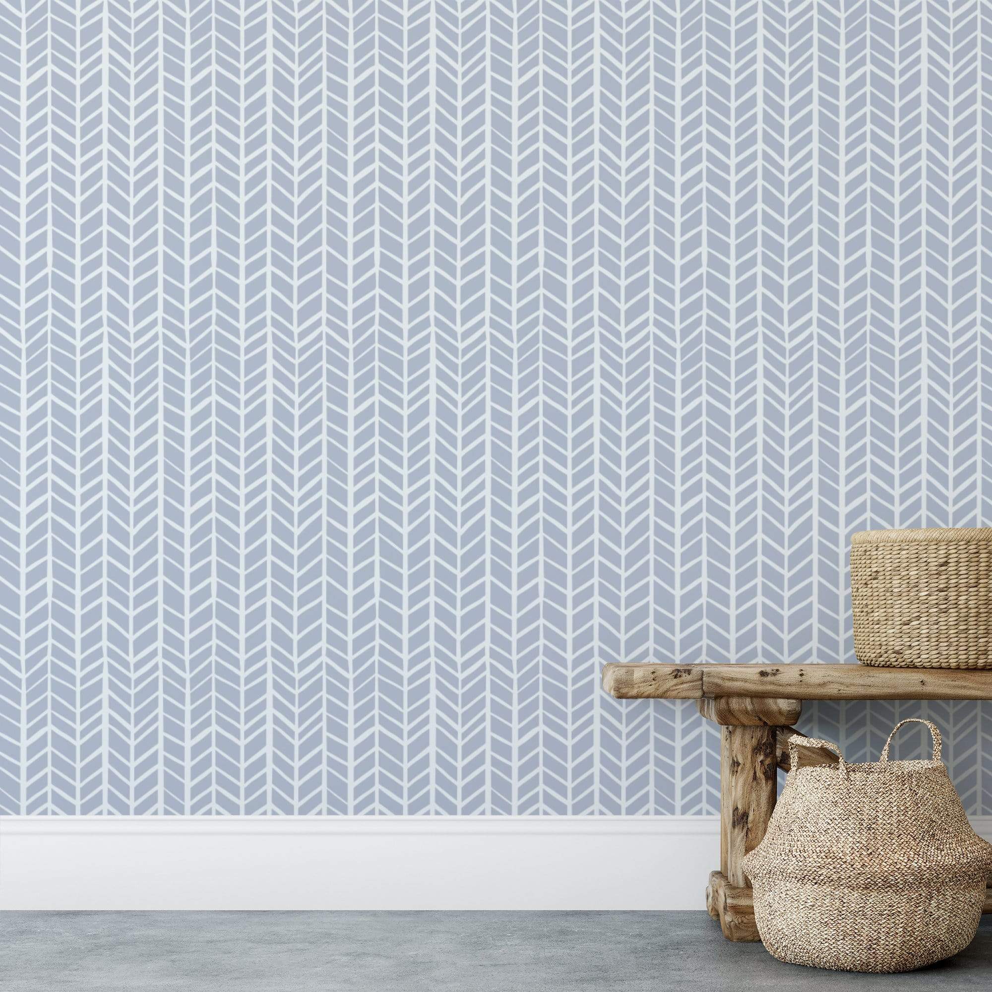 Blue herringbone watercolor Fabric  Watercolor wallpaper Prints  Watercolor fabric