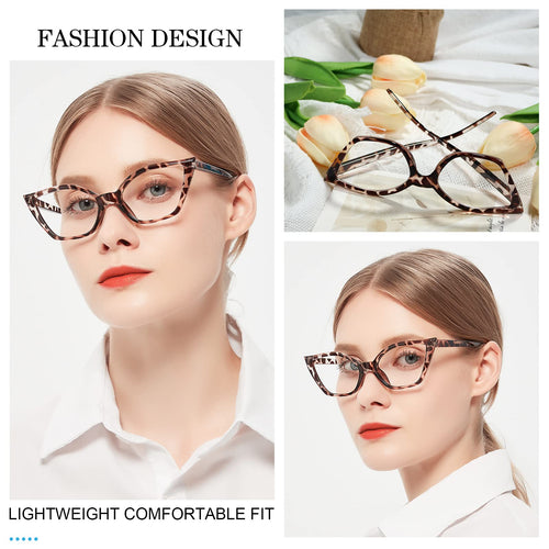 Cat-eye Reading Glasses for Women Stylish Eyeglasses –