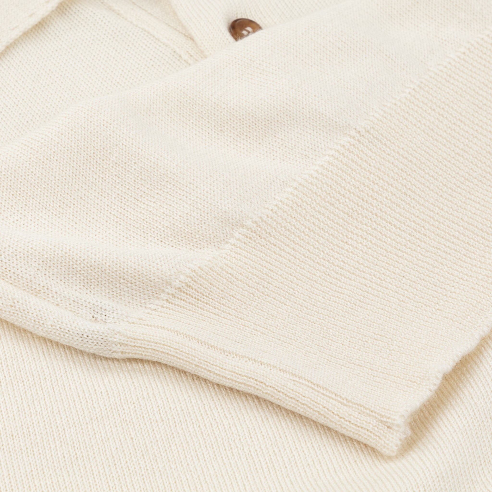 Cashmere Silk Tennis Polo in Cream – Colhay's