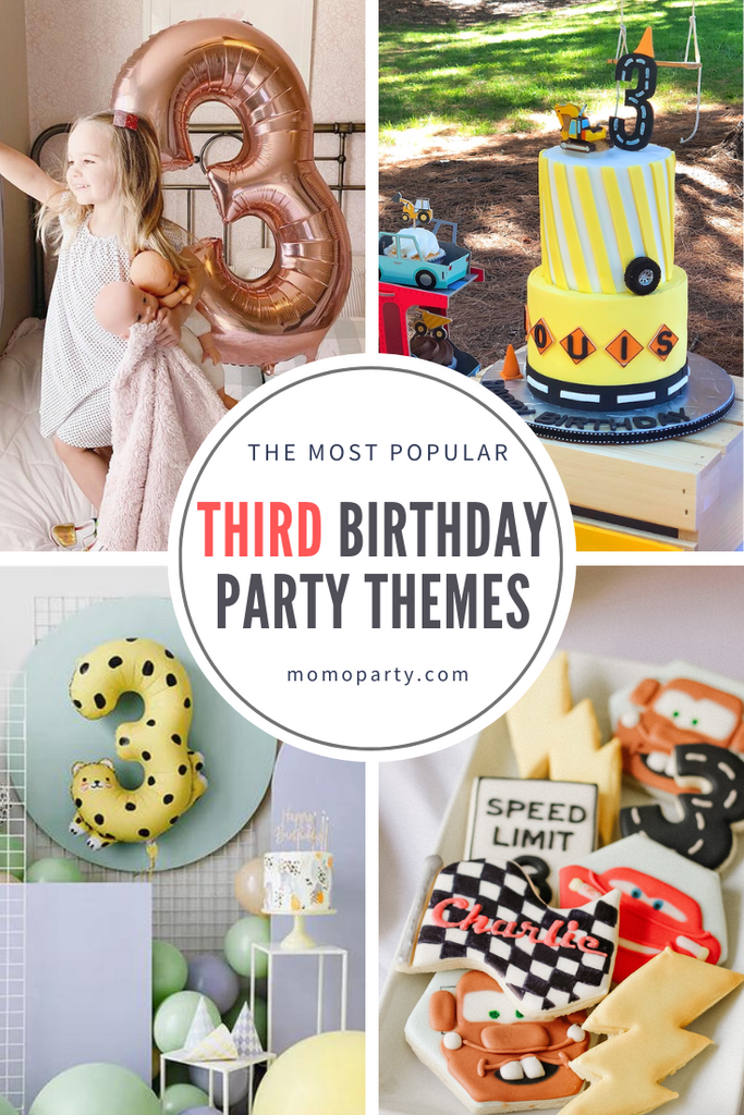 8 Best Third Birthday Party Themes for Your Three Year Old by Momo Party