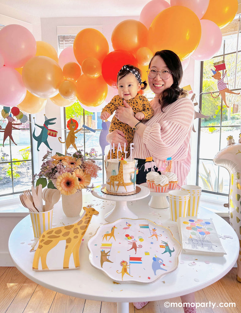 Baby's Half Birthday Party Ideas by Momo Party_6 Month Old Baby and Mommy Celebration