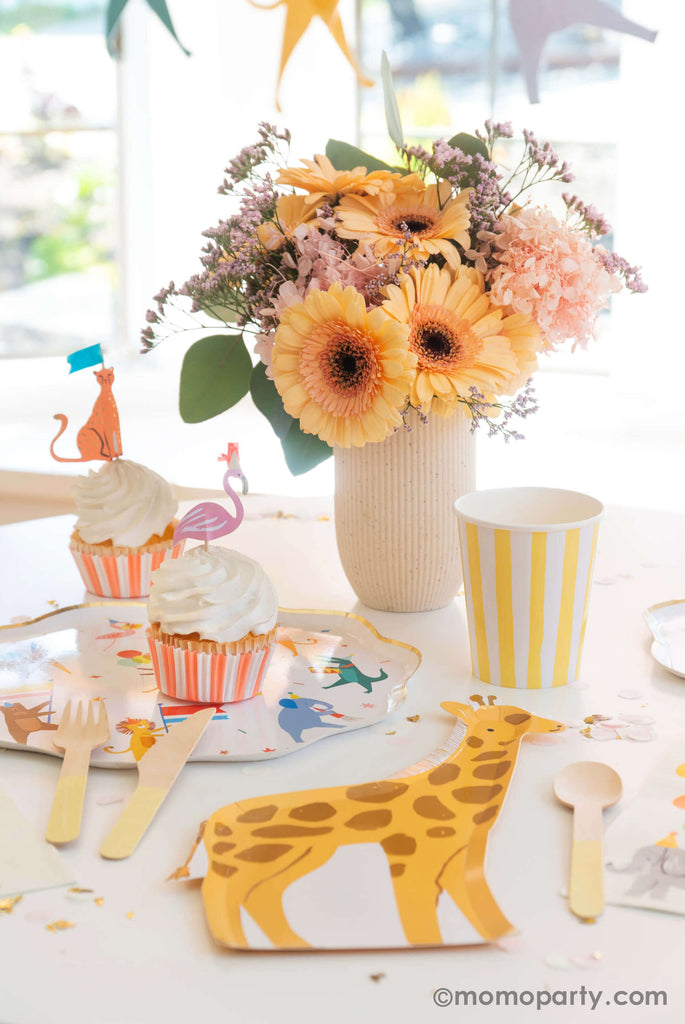 Baby's Half Birthday Party Ideas by Momo Party_Dessert Table Set