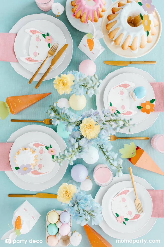 Kid's Easter Party Table Setting Ideas