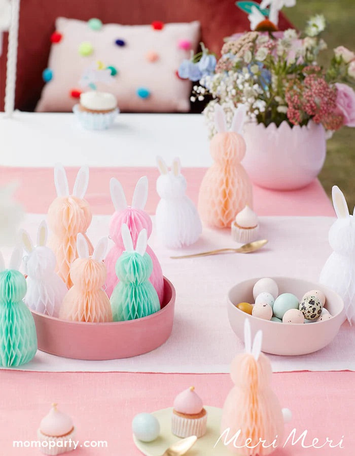 Easter Bunny Party Table Centerpiece Decoration Ideas